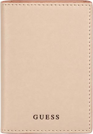 Guess Portacarte - Dames - Portefeuilles - Beige - ONE Size - Leer - Accessoires