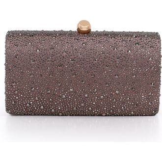 Badgley Mischka Fern Crystal Minaudi&egrave;re in Bronze at Nordstrom, Size Small