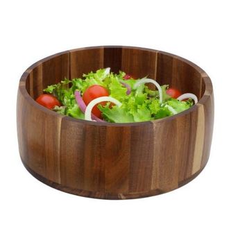 MegaChef 9.75 Inch Large Acacia Wood Salad Bowl at Nordstrom, Size Medium