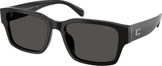 Coach HC8441U CBY96 500287 Mens Sunglasses Black Size 55