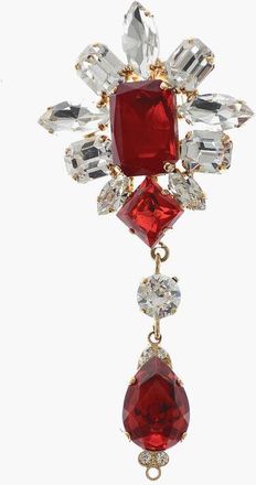 Dsquared2 Single Clip-on Metal Earring with Crystals size One Size