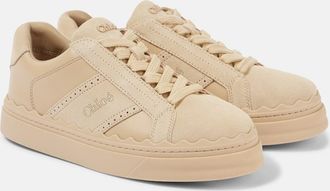 Chloé Lauren leather sneakers
