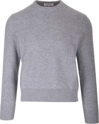 Thom Browne Pique Sweater Knitwear Grey
