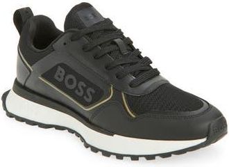 BOSS Jonah Trainer Sneaker in Black at Nordstrom Rack, Size 12Us / 11Uk