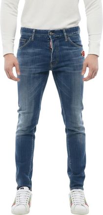 Dsquared2 Blue Mid Rise Jeans