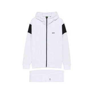 HUGO BOSS Logo-print Colour-block Tracksuit