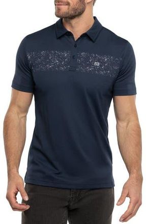 Travis Mathew Splatter Stripe Polo in Total Eclipse at Nordstrom Rack, Size Medium
