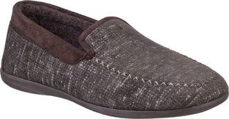 Cotswold Stanley Microfiber Heren Bruine Pantoffels
