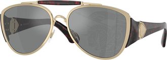 Burberry BE3161 1109AI Mens Sunglasses Gold Size 60
