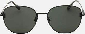 Tom Ford Mens Tom Ford Smoke Lensed Matte Black Sunglasses - Size: ONE size