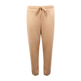 Max Mara Sweatpants, female, Brown, Size: XS Elis Wool-Blend Sweatpants