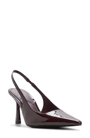 Aldo Zailah Slingback Pump in Burgundy at Nordstrom, Size 7.5