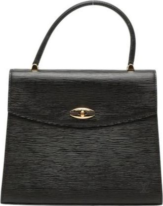 Louis Vuitton Tweedehands leren Louis Vuitton tassen - Dames - Vintage Handtas - Zwart - ONE Size - Vintage