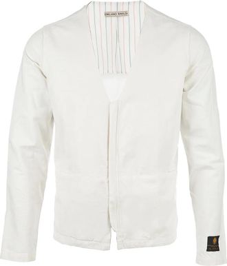 Emiliano Rinaldi Giacca con scollo a V - Bianco