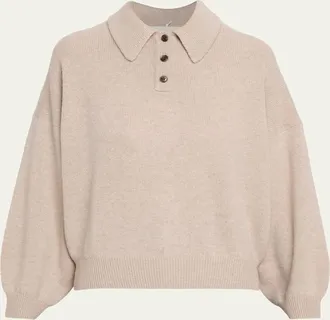 Lisa Yang Etta Cashmere Polo Sweater