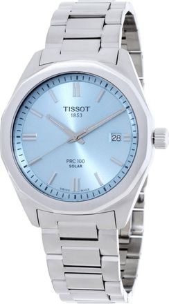 Tissot PRC 100 Solar Quartz Blue Dial Mens Watch T151.422.11.351.00