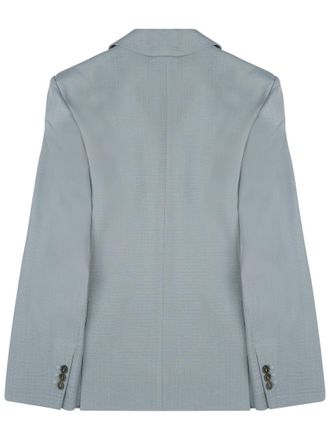 P.A.R.O.S.H. Single-Breasted Viscose Blazer - Blue
