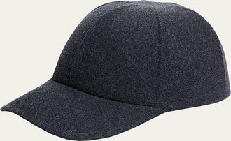 Prada Mens Wool Logo Baseball Hat