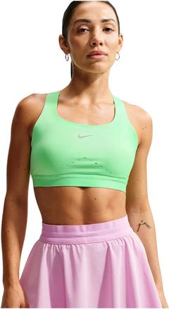 Nike Swift High-Support Lightly Lined Sports Bra - Dames - Sport - Groen - Maat: S Nylon