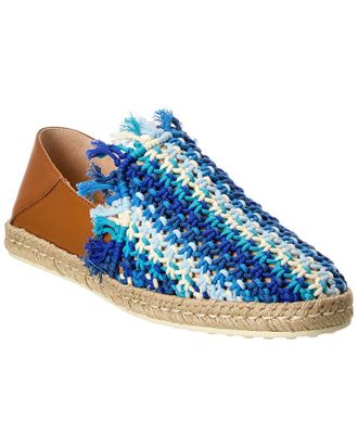 Tod's TodS Rope & Leather Espadrille