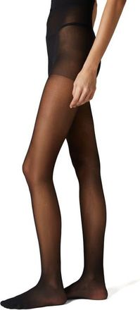 Stems Stretch Control Sheer Pantyhose in Black at Nordstrom, Size X-Large