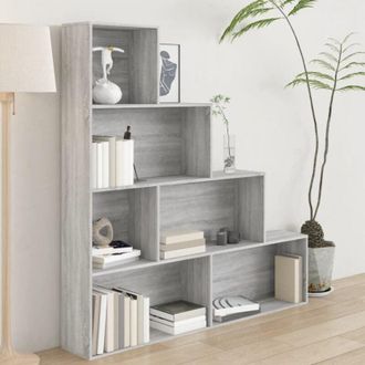 vidaXL Libreria Grigio Sonoma 155x24x160 cm - Vidaxl