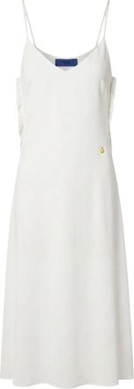 Trussardi Vestido midi con espalda de encaje - Dresses - Mujer - Blanco - S