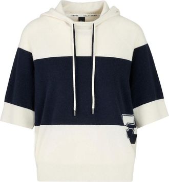 Marc Cain Truien & Vesten, Dames, Wit, M, Kasjmier, Sportieve Kasjmier Hoodie