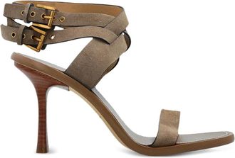 Michael Michael Kors Irene 100mm pumps met gekruiste bandjes en gespsluiting - Beige