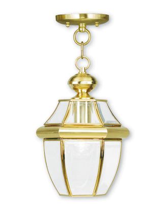 Livex Lighting Livex Monterey 1-Light Pb Outdoor Chain Lantern