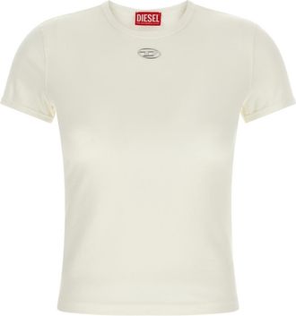 Diesel White Logo T-Shirt