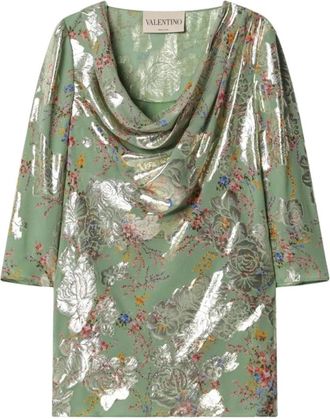Valentino Garavani Mujer, Blusas y Camisas, Verde, Talla: M