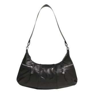 adidas (WMNS) adidas HOBO PU Leather Bag Black KF4485