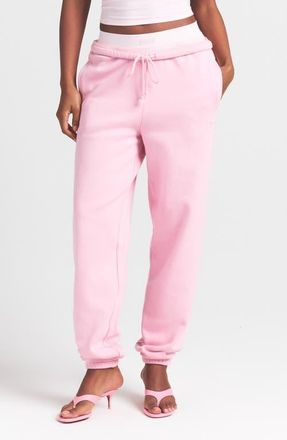 SKIMS Cotton Fleece Blend Classic Joggers in Halite at Nordstrom, Size Xx-Small