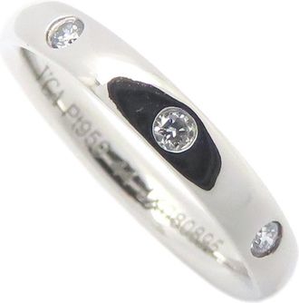 Van Cleef & Arpels Platinum 950 Band Ring (Pre-Owned)