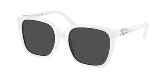 Swarovski SK6053D Asian Fit 105087 Womens Sunglasses White Size 55