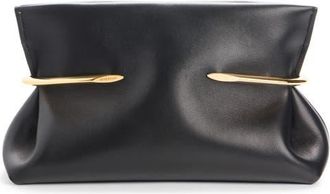 Givenchy Pinch Soft Leather Clutch in Black at Nordstrom