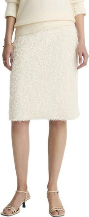 Vince Feathery Fringe Above Knee Skirt