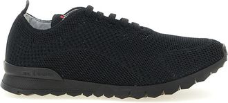 Kiton Black Lace Up Sneakers