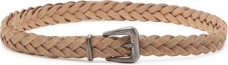 Brunello Cucinelli Braided Suede Belt - Brown - S