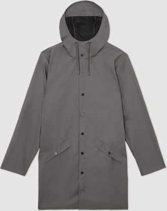 Rains Waterproof Long Rain, Grey, XL