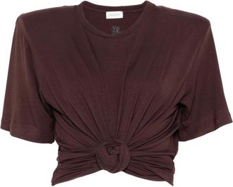 Magda Butrym Knot-detail T-shirt