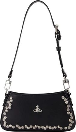 Vivienne Westwood Tasha Schoudertas - Dames - Schoudertassen - Zwart - ONE Size - Leer - Tassen