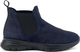 Frau Blauwe su&egrave;de comfort Chelsea laarzen - Dames - Chelseaboots - Blauw - 36 EU - Su&egrave;de - Schoenen