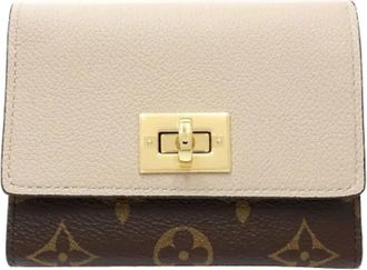 Louis Vuitton Pre-owned Wallets, female, Multicolor, Size: ONE SIZE Pre-owned Vintage Canvas Wallet