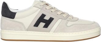 Hogan H-Tv Sneakers - Heren - Sneakers - Beige - 43 EU - Leer - Schoenen