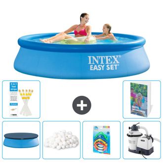 Intex Piscina Easy Set Redonda - 244x61 Cm - 7-piezas S8