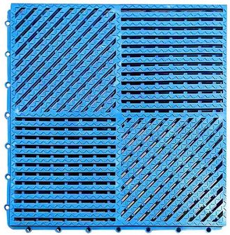 OEM Alfombrilla De Drenaje Para Piscinas, Impermeable Y Antideslizante, De Goma, Apta Para Piscinas, Duchas, Garajes Y Zonas Para Mascotas, Color Azul Cla