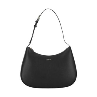 Furla Margot S schoudertas - Dames - Tassen - Zwart - Maat: ONE Size Leer