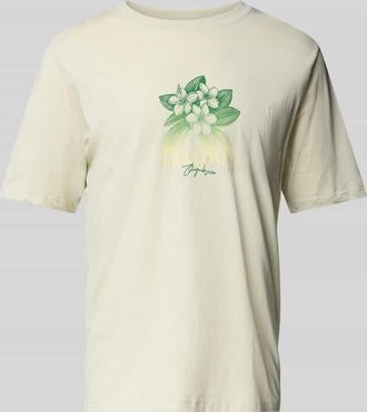 Jack & Jones Jack & Jones T-Shirt mit Motiv-Print Modell ALMERIA in Mint, Größe XXL